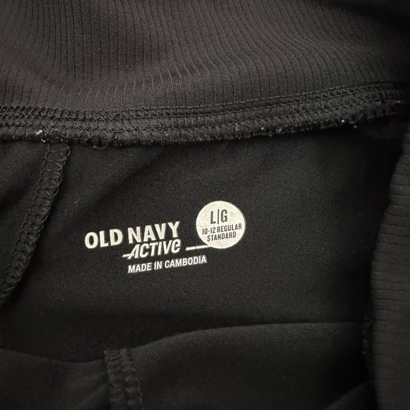 Old Navy Active Knit Slouchy Joggers in Black Size Large 10-12 - Picture 7 of 17